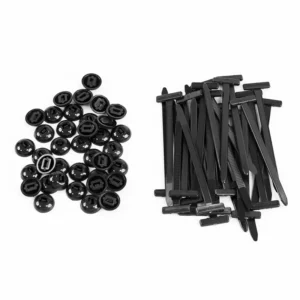 CHINEE Plastic Cable Ties Nylon Zip Ties Holder Heavy Duty Self Locking UV Resistant Black Zip Ties for Car Daily Repair