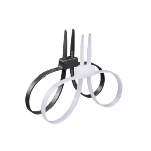 CHINEE Plastic Double Buckle Cable Ties 12*700 MM Police Handcuffs Cable Tie Self-Locking Nylon Zip Tie