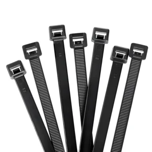 CHINEE Polyamide 6.6 Self Locking Nylon Cable Ties Heavy Duty UV Resistant 7.6x250mm 9.84 Inch for Listed TST-300L -40C +85C