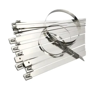 CHINEE Premium Self Locking Stainless Steel Cable Ties Enhanced Organization Visibility Stainless Steel Marker Various 400mm 300mm