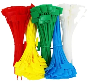 CHINEE Price Manufacturer Nylon Cable Ties Tag Labels Plastic Loop Ties Markers Cable Tag Self locking Zip Ties