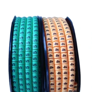 CHINEE Professional Cable Tie Round Cable Markers for Cables Plastic