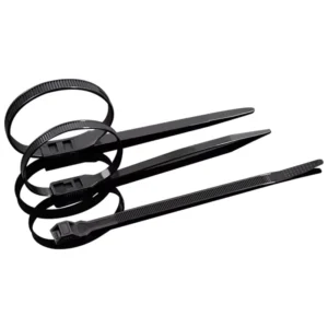 CHINEE Professional Eco Friendly Double Locking Nylon Cable Tie Self Locking Zip Ties with Fastener Durable PA66 Plastic Mounting