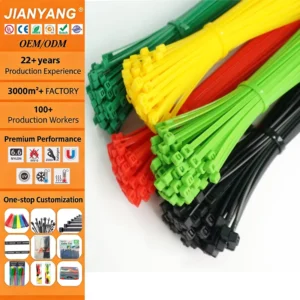 CHINEE Quality Assuredc Self Locking Nylon Cable Tie Plastic Cable Ties Colorful Cable Tie