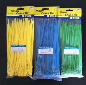 CHINEE RCR Self Locking Nylon 66 Cable Ties UV Resistant Industrial Grade Black Yellow Red with CE ROHS REACH Certification