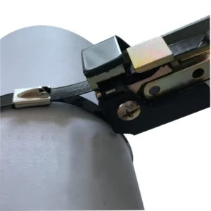 CHINEE Resistant Polyester Coated PVC Black Stainless Steel Cable Ties Flexible Cable Ties