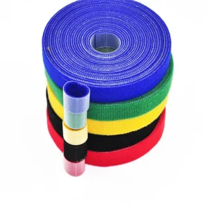 CHINEE Reusable Back to Back Hook and Loop Cable Tie Customized Logo Hook and Loop Strap Band