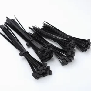 CHINEE Reusable Black Zip Ties Self-Locking Nylon Cable Markers