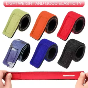 CHINEE Reusable Colored Velcro Anti slip Dried Fish Elastic Bands and Fixing Straps Purchase Straps Fishing Rod