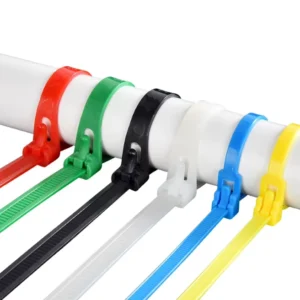 CHINEE Reusable Customized Movable Releasable Eco Friendly Nylon Cable Tie Buckle Loose Strapping Tape CE ROHS Certified Fire Rating