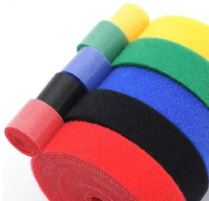 CHINEE Reusable Double Sided Self Adhesive Eco Friendly Colorful Nylon Polyester Hook and Loop Cable Ties and Wire Straps
