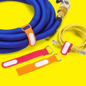 CHINEE Reusable Fastening Cable Ties Adjustable Multipurpose Hook and Loop Securing Straps