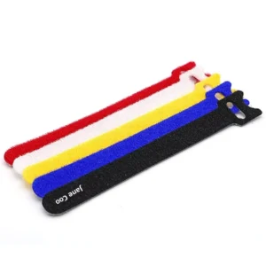 CHINEE Reusable Fastening Tape Wires Wraps Straps Double Side Adjustable Back to Back Nylon Hook and Loop Cable Ties Strap