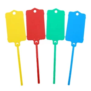 CHINEE Reusable Label Tags Zip Tie Plastic Seals Cable Identification Tags Colored Signs Waterproof Hang Tags