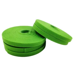 CHINEE Reusable Nylon Back to Back Hook Loop Tape Self-gripping 45′ X 1/2″ Adjustable Plant Ties Rolls for Garden and Gardening