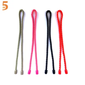 CHINEE Reusable Silicone Releasable Wire Organizer Cable Ties with Twist Lock 400mm Length 4.8mm Width for Cable Management