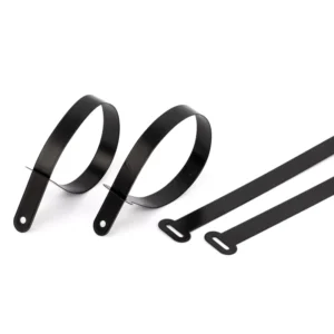 CHINEE Reusable Steel Self-Locking Corrosion Resistant UV Treated Magnetic Cable Ties
