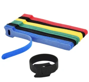 CHINEE Self Adhesive Cable Management Ties Tape Hook and Loop Cord Organizer Wire Management