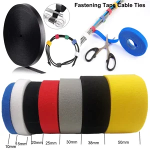 CHINEE Self Adhesive Hook and Loop Cable Ties Double Side Hook and Loop Fastener