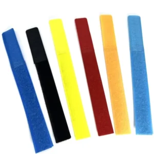 CHINEE Self-Gripping Cable Ties Fastening Wraps Tape Custom Size Print Logo Adjustable Reusable Nylon Double Side Hook and Loop Strap
