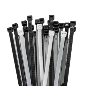 CHINEE Self-Locking 4x200mm Nylon 66 Cable Ties 3.6mm X 200mm UV Resistant Industrial Use