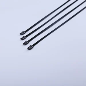 CHINEE Self Locking Anti-corrosion PVC Coated Stainless Steel Cable Tie
