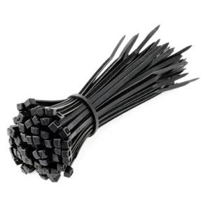 CHINEE Self-Locking Black UV Resistant Nylon 66 Cable Ties 2.5 150mm RUISTE Brand Model R2.5033