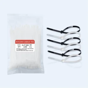 CHINEE Self Locking Heat Resistant Nylon 66 Cable Ties Reusable in Various Lengths and Widths (2.5mm 12mm) for Industrial Use
