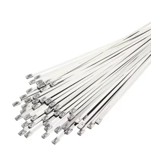 CHINEE Self Locking High Temperature Stainless Steel Cable Ties 7.9x150mm Corrosion Resistant Industrial Electrical Use