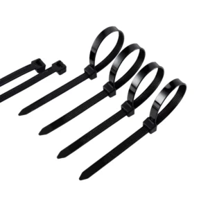 CHINEE Self Locking Nylon 66 Cable Ties 4.8mm X 200mm CE ROHS REACH UV Resistant Industrial Use Black Yellow Red Bags