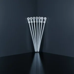 CHINEE Self-Locking Nylon 66 Cable Ties with Slat Base Mounting Durable 14.9inch Length