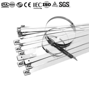 CHINEE Self-Locking Nylon Cable Clips Flexible Nail Clip Type Wire Ties with Circle Design for Organization and Convenience