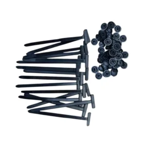 CHINEE Self Locking Nylon Cable Tie Clips Heavy Duty UV Resistant Car Fender Securing Clamps