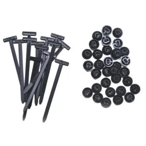 CHINEE Self Locking Nylon Cable Tie Clips Heavy Duty UV Resistant Car Fender Securing Clamps
