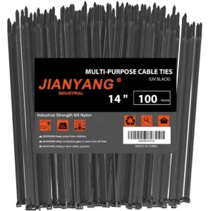 CHINEE Self Locking Nylon Cable Tie Plastic Zip Tie Wire Wrap Fastener for Electrical Wiring Multiple Sizes & Colors OEM Available