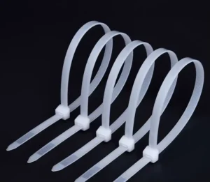CHINEE Self Locking Nylon Cable Tie UL Certified Black White Plastic Zip Ties for Wire Management