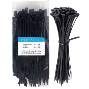 CHINEE Self Locking Nylon Cable Ties Plastic Tie Straps 4.8x300mm Plastic Wire Tie