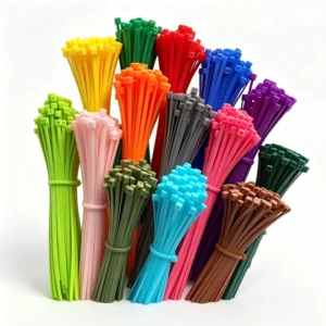 CHINEE Self Locking Nylon Cable Ties Stainless Steel Cable Ties Plastic Self Locking Positioning Components Rubber Seat Wire Clamps