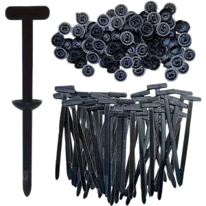 CHINEE Self Locking Plastic Cable Ties With Straps Buckle for Engine Fender Liner Mudguard Trunk Interior Fixing