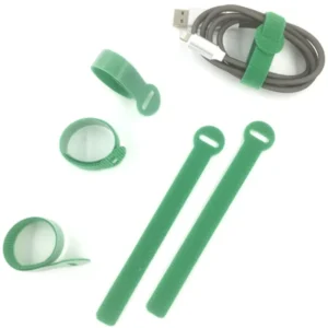 CHINEE Self Locking Reusable Adhesive Fastener Hook and Loop Nylon Strap Ties for Cable Management