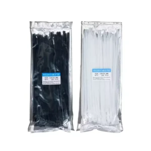 CHINEE Self-Locking Zip Ties Nylon 66 Plastic Cable Ties 8 Inch 100 Pieces for Industrial Use Electrical and Cable Management