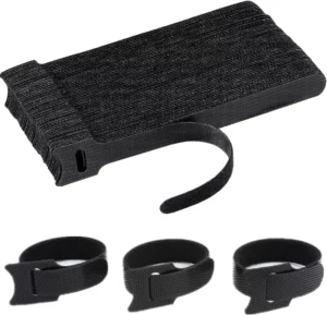 CHINEE Self adhesive High Adhesive Nylon Cable Ties Double Sided Back to Back Hook Loop Reusable Eco Friendly Cable