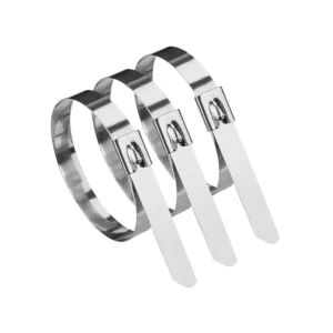 CHINEE Self locking 304 Stainless Steel Cable Ties CT SL S 1 Anti Corrosion & High Temperature Resistance for Industrial Use