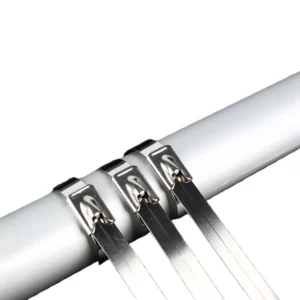 CHINEE Self locking 304 Stainless Steel Spray Coated Customized Cable Tie kaiyue Brand White Color Industrial Use 60~+550