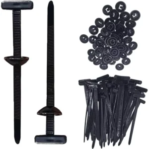 CHINEE Self locking Automotive Nylon Cable Ties Black 5mm X 90mm ROHS CE REACH Certified 100 Pcs Pack for Car Repair