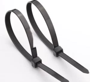 CHINEE Self locking Nylon Cable Ties 5*250mm Strong Plastic Strapping High Toughness and Not Easy to Break Black and White