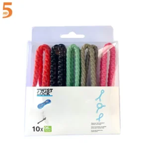 CHINEE Silicone Wire Rope Clip Cable Management Organizer for USB Phone Charger Cable and Headphones