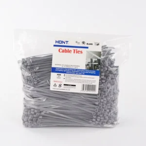 CHINEE Durable Nylon Cable Ties 100 Pack HONT Manufacturer Premium Strong 4.8x380mm Fastene UV Resistant Tie