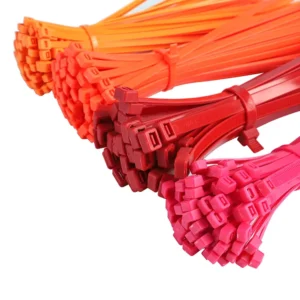 CHINEE Small Multi-Color Nylon Cable Ties Strong and Reusable with Heavy Duty Plastic Zip Wrap