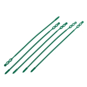 CHINEE Soft Adjustable Size Easy to Use and Reusable PE Plant Stakes Clips Twist Tie Plant Garden Cable Ties